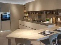 Cucina Prezioso moderna ad angolo grigio in legno Cv 620 start time