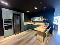 Cucina con penisola moderna altri colori Prima cucine Domino a soli 9068