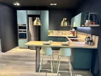 Cucina con penisola moderna altri colori Prima cucine Domino a soli 9068