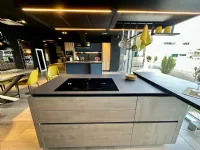Cucina a prezzo ribassato con isola moderna Domino Prima cucine