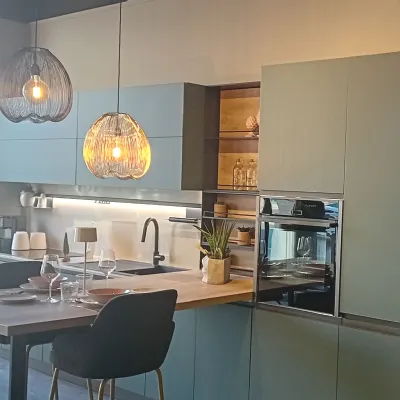 Cucina altri colori moderna con penisola Prima cucine Zoe a soli 10495�