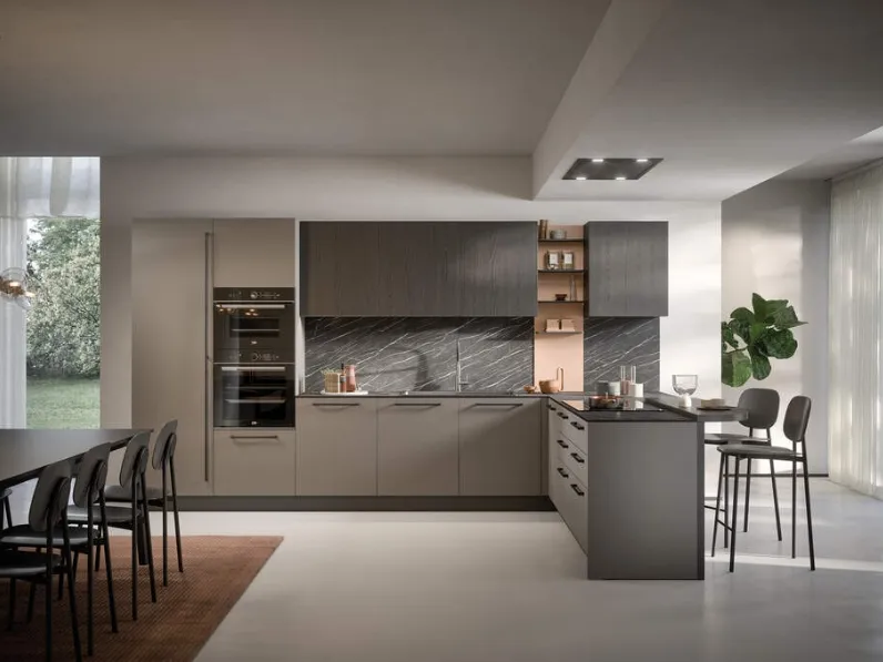 Cucina Domino composizione 10 di Prima cucine in Offerta Outlet -50%