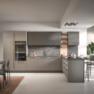Cucina Domino composizione 10 di Prima cucine in Offerta Outlet -50%