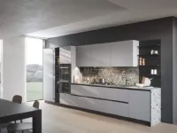 Cucina lineare moderna bianca Prima cucine Domino a soli 4900 Euro