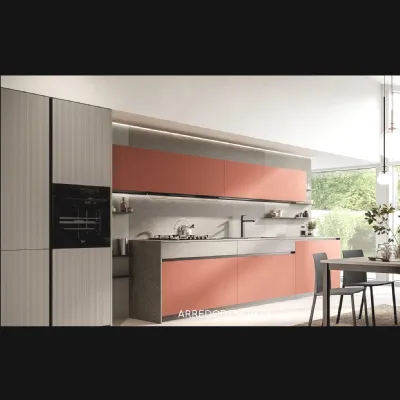 Cucina lineare moderna altri colori Prima cucine Domino a soli 4620 Euro
