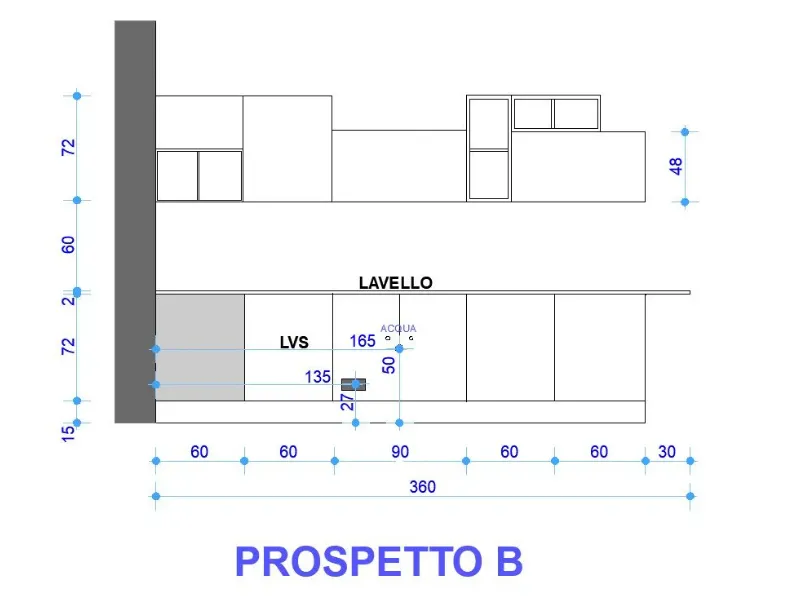 Cucina design con penisola Project penisola  Artigianale a prezzo ribassato