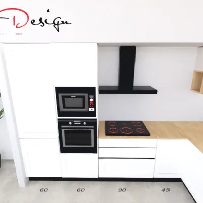 Cucina design con penisola Project penisola  Artigianale a prezzo ribassato