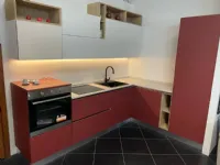 Cucina moderna ad angolo System 22 Gm cucine a prezzo ribassato