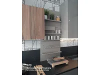 Cucina Round design grigio lineare Lube cucine scontata 54%