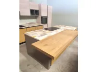 Cucina country con isola Zenzero isola Arrex a prezzo ribassato