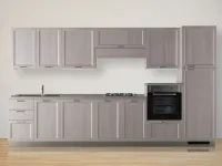 Cucina rovere chiaro country lineare Highland Scavolini in Offerta Outlet