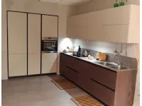 Cucina rovere chiaro design ad angolo Sohoo anta vassoio Doimo cucine a soli 7500€