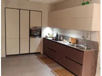 Cucina rovere chiaro design ad angolo Sohoo anta vassoio Doimo cucine a soli 7500