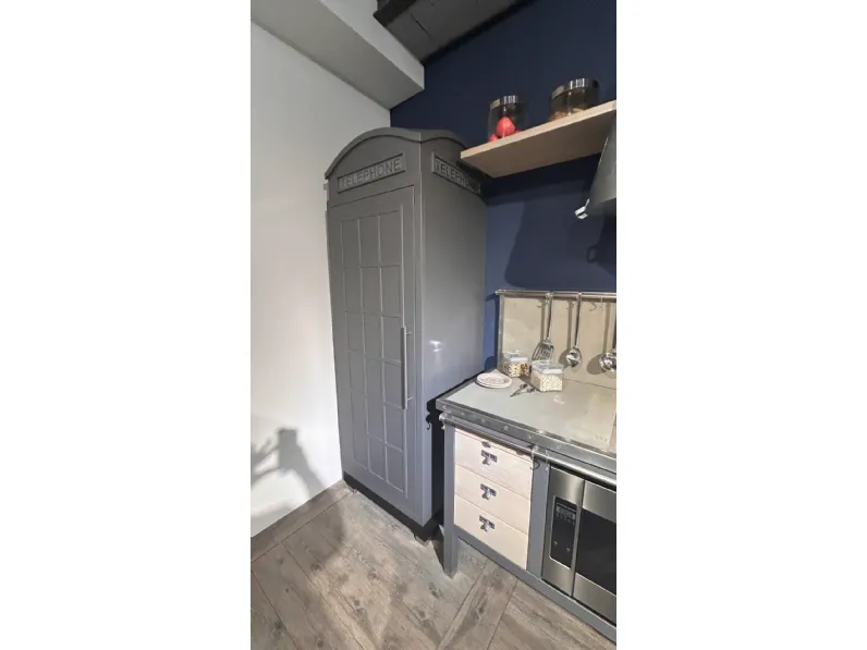 Cucina rovere chiaro industriale ad angolo 56mi Marchi cucine a soli 21070 Euro