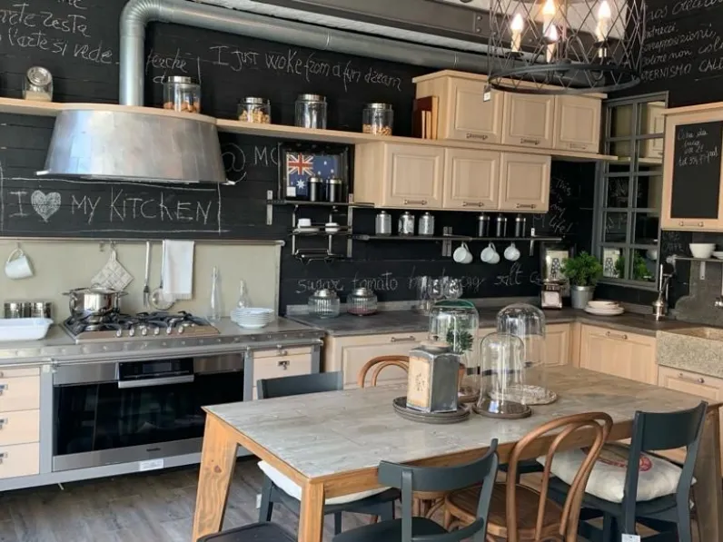 CUCINA ad angolo Marchi cucine 56mi SCONTATA 50%