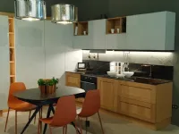 Cucina ad angolo moderna rovere chiaro Aran Cucina aran licia a soli 12756