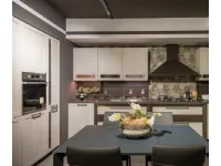 Cucina rovere chiaro moderna ad angolo Hera Snaidero in Offerta Outlet