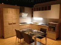 Cucina rovere chiaro moderna ad angolo Oslo Gicinque cucine