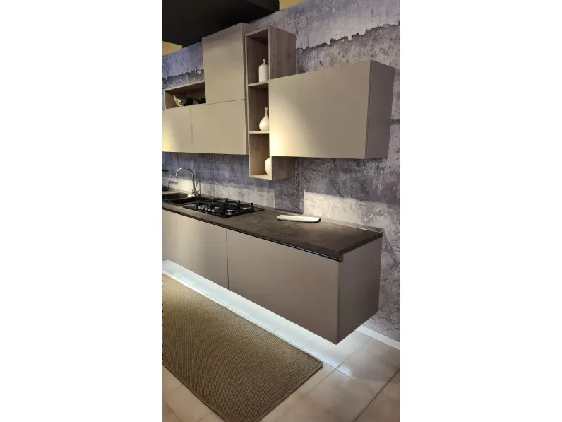 Cucina rovere chiaro moderna ad angolo Time  Gentili group a soli 5200