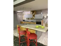 Cucina rovere chiaro moderna ad isola Curry Artigianale in offerta