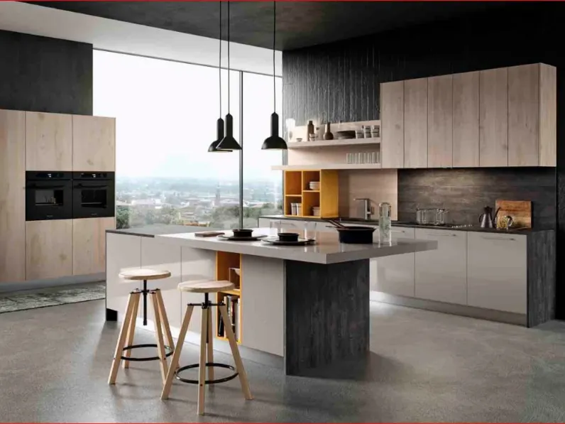 Cucina modello Round 4 Arredo3 PREZZO SCONTATO 40%