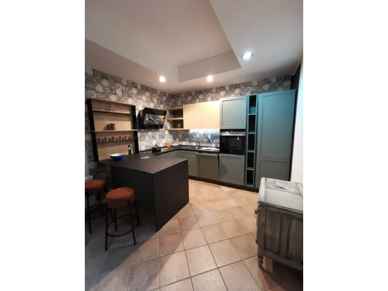Cucina rovere chiaro moderna con penisola Gicinque Cucina gicinque mod prime a soli 4970 Euro