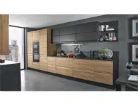 Cucina rovere chiaro moderna lineare Isla Colombini casa