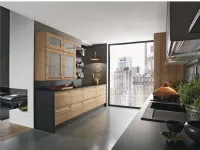 Cucina rovere chiaro moderna lineare Isla Colombini casa