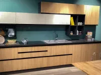 Cucina rovere chiaro moderna lineare Era Mobilturi a soli 8400