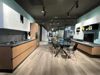 Cucina a PREZZI OUTLET in laminato materico Mobilturi -63%