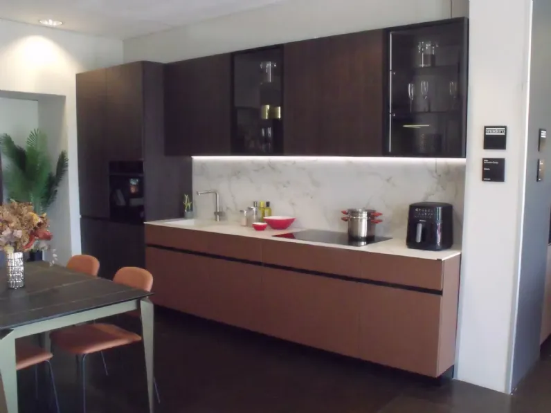 Cucina rovere moro design lineare Folio Snaidero a soli 10200 Euro