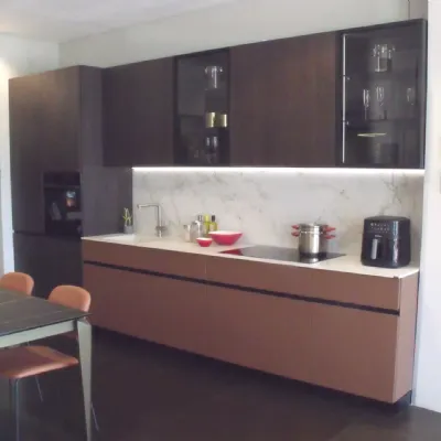 Cucina rovere moro design lineare Folio Snaidero a soli 10200 Euro