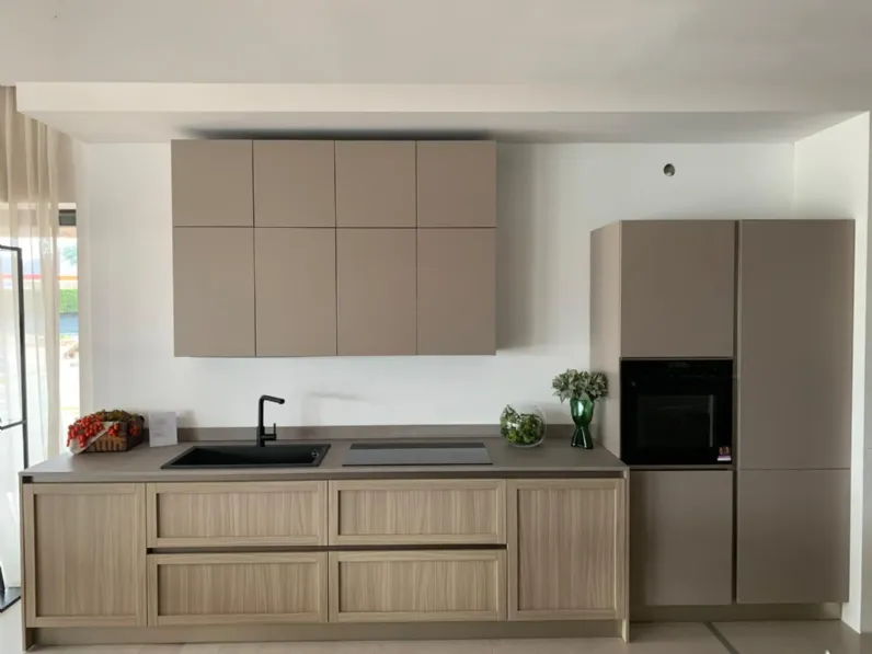 Cucina rovere moro moderna Colombini artec lungomare man up78 Colombini casa in Offerta Outlet 