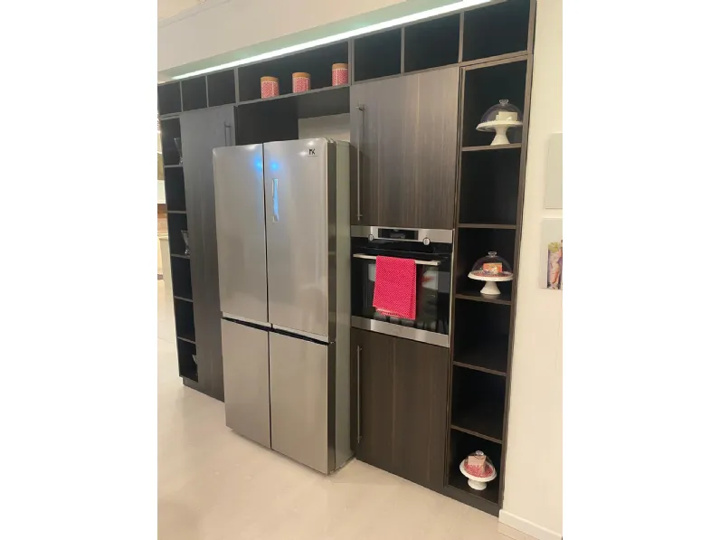 Cucina a PREZZI OUTLET in legno Arrex -49%