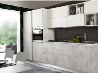 Cucina mod.City versione Calce e Cemento