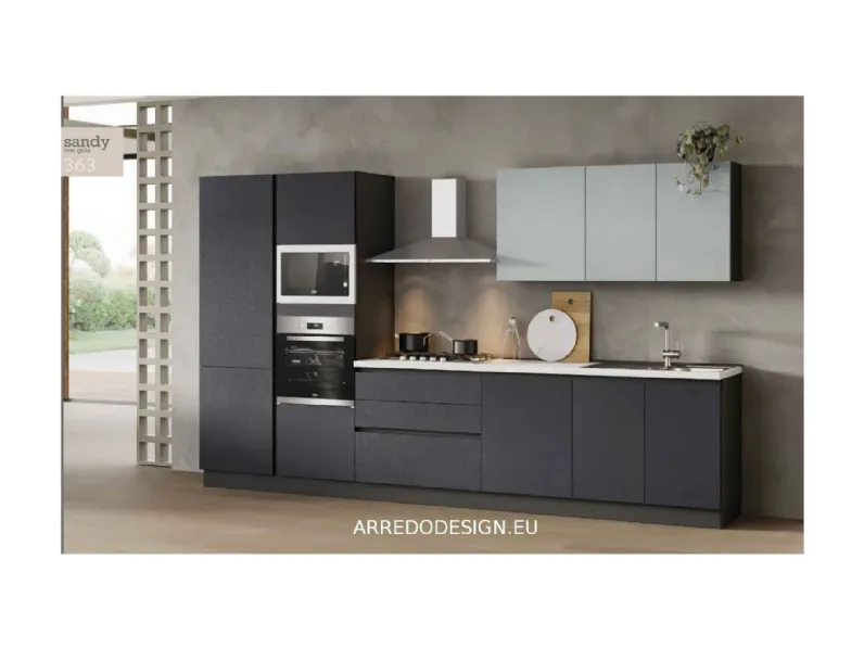 Cucina altri colori moderna lineare Net cucine Sandy a soli 3310 Euro