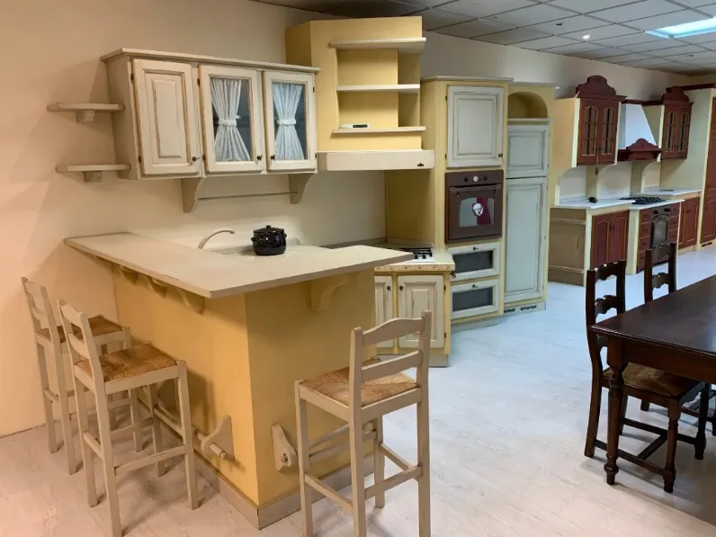 Cucina Zappalorto classica ad angolo altri colori in legno Savina