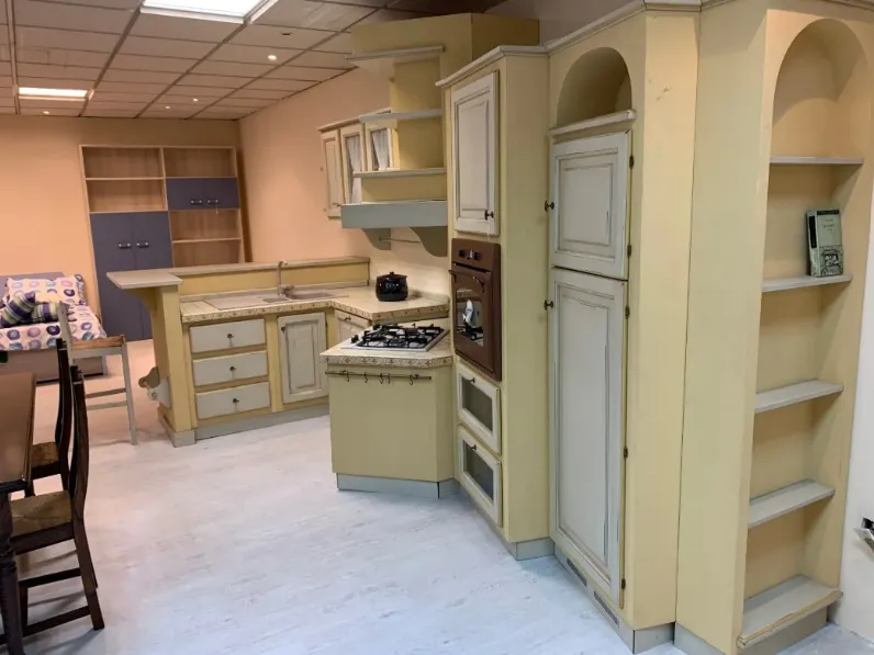 Cucina Zappalorto classica ad angolo altri colori in legno Savina