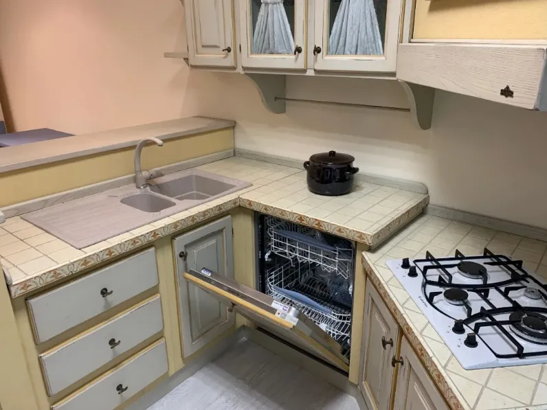 Cucina Zappalorto classica ad angolo altri colori in legno Savina