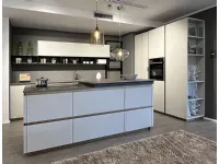 Cucina grigia design con isola Scavolini Delinea a soli 17900