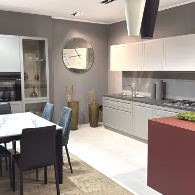Cucina moderna con penisola Carattere Scavolini a prezzo ribassato