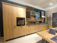 Cucina a PREZZI OUTLET in legno Scavolini -45%