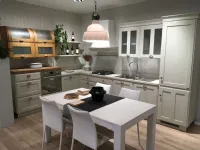 Cucina bianca inglese ad angolo Scavolini Cucina scavolini favilla laccata opaco tortora a soli 8701