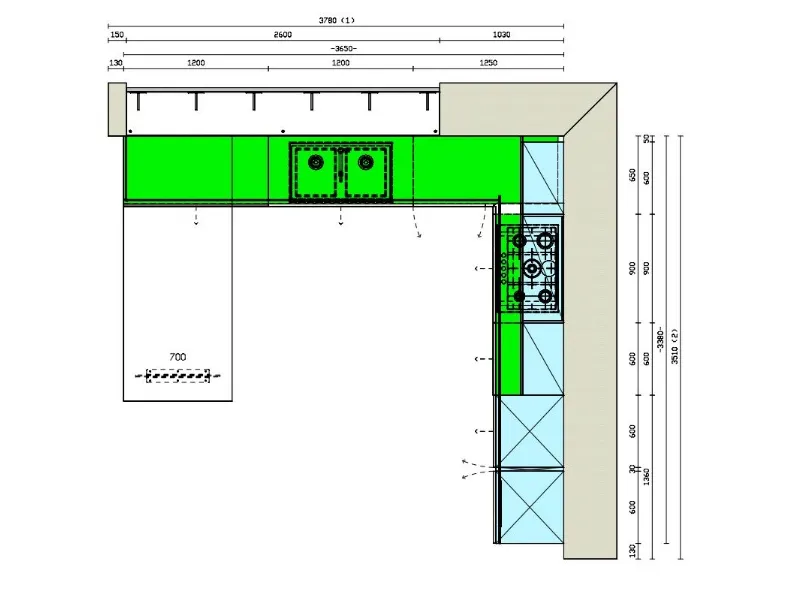 Cucina Scavolini LIBERAMENTE scontata 22%