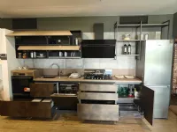Cucina lineare in laminato materico altri colori Liberamente a prezzo scontato