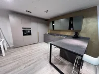 Cucina a PREZZI OUTLET in laminato materico Scavolini -51%