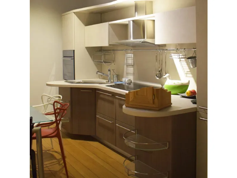 Cucina moderna lineare Sky line Snaidero a prezzo ribassato