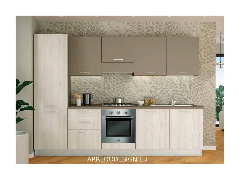 Cucina Smart moderna altri colori Net cucine lineare scontata 50%