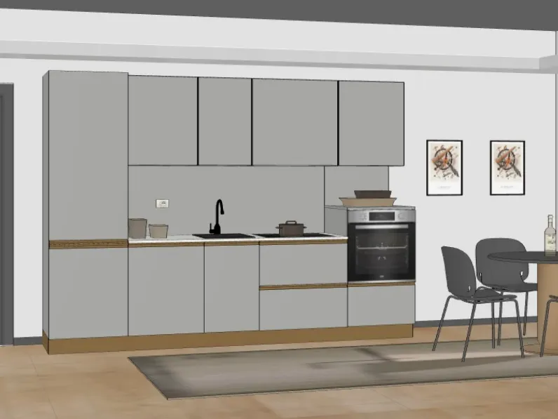 Cucina modello Smart k Gicinque PREZZO SCONTATO 39%