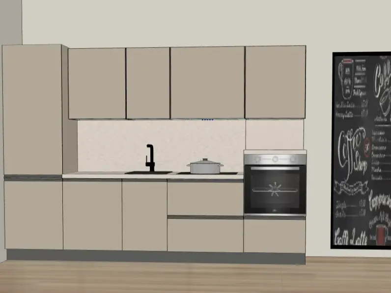 Cucina modello Smart k Gicinque PREZZO SCONTATO 39%